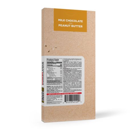 Delta 8 THC Milk Chocolate & Peanut Butter Bar - 1,200mg - Chill Plus - Thumbnail 7