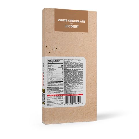 Delta 8 THC White Chocolate & Coconut Flakes Bar - 1,200mg - Chill Plus - Thumbnail 7
