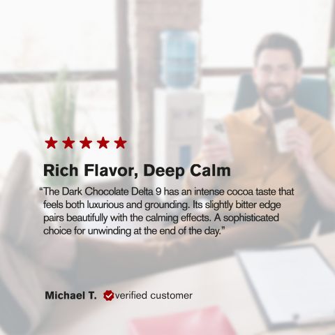 Delta 9 THC Dark Chocolate Bar - 300mg - Fresh - Thumbnail 6