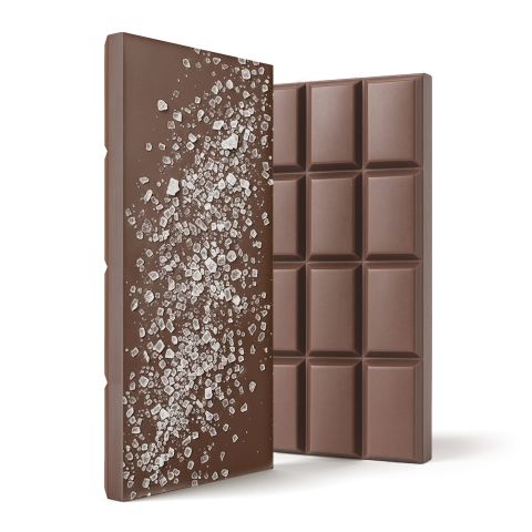 Delta 8 THC Milk Chocolate & Sea Salt Bar - 600mg - Chill Plus - Thumbnail 1