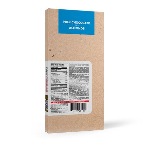 Delta 8 THC Milk Chocolate & Almonds Bar - 1,200mg - Chill Plus - Thumbnail 7