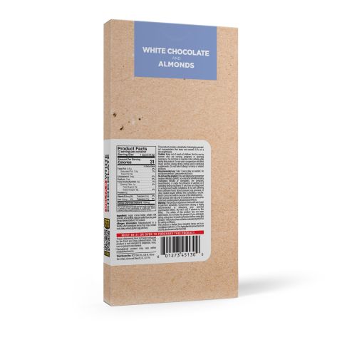 Delta 8 THC White Chocolate & Almonds Bar - 1,200mg - Chill Plus - Thumbnail 7