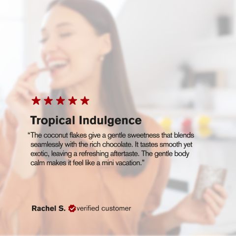 Delta 8 THC Dark Chocolate & Coconut Flakes Bar - 600mg - Chill Plus - Thumbnail 6