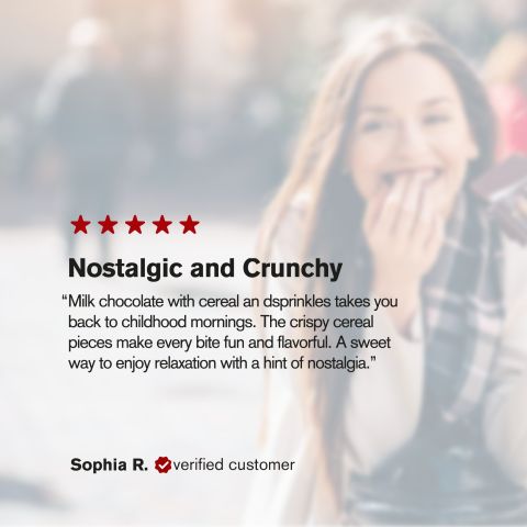 Delta 8 THC Milk Chocolate w/ Cereal & Sprinkles Bar - 600mg - Chill Plus - Thumbnail 6