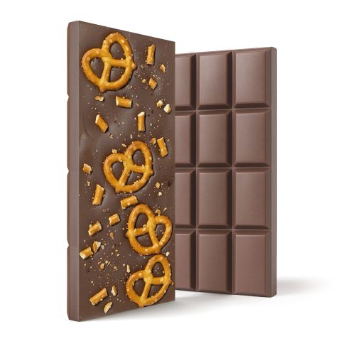 Delta 8 THC Milk Chocolate & Pretzels Bar - 600mg - Chill Plus - Thumbnail 1