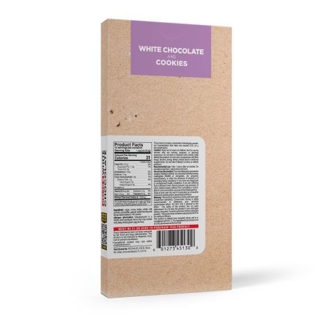 Delta 8 THC White Chocolate & Cookies Bar - 1,200mg - Chill Plus - Thumbnail 7