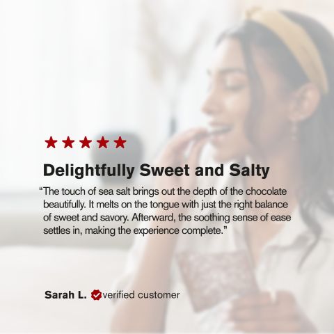 Delta 8 THC Dark Chocolate & Sea Salt Bar - 600mg - Chill Plus - Thumbnail 6