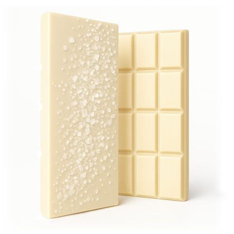 Delta 8 THC White Chocolate & Sea Salt Bar - 600mg - Chill Plus - Thumbnail 1
