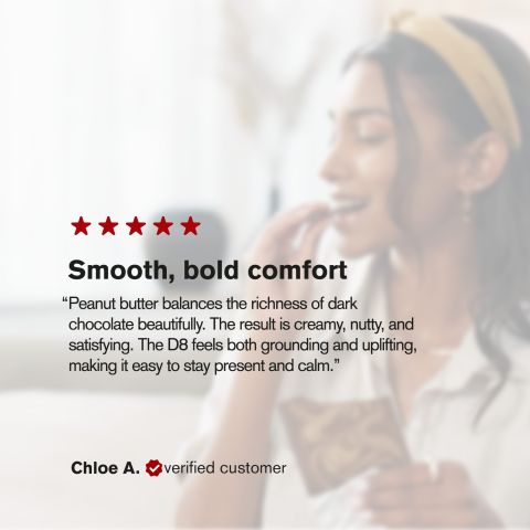 Delta 8 THC Dark Chocolate & Peanut Butter Bar - 1,200mg - Chill Plus - Thumbnail 6