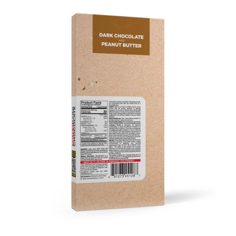 Delta 8 THC Dark Chocolate & Peanut Butter Bar - 1,200mg - Chill Plus - Thumbnail 7