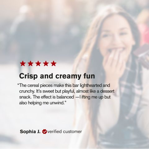 Delta 8 THC Milk Chocolate & Cereal Bar - 1,200mg - Chill Plus - Thumbnail 6