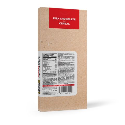 Delta 8 THC Milk Chocolate & Cereal Bar - 1,200mg - Chill Plus - Thumbnail 7