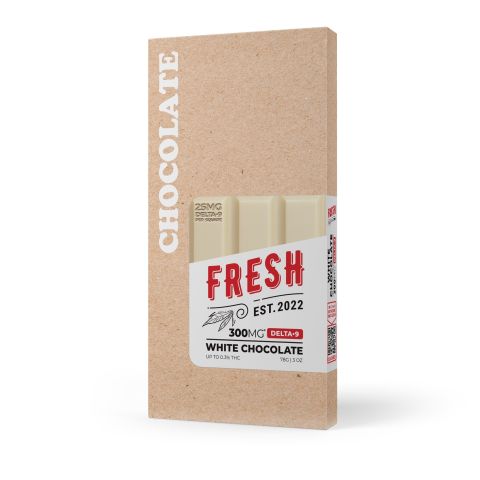 Delta 9 THC White Chocolate Bar - 300mg - Fresh - Thumbnail 3