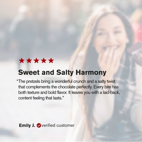 Delta 8 THC Dark Chocolate & Pretzels Bar - 600mg - Chill Plus - Thumbnail 6