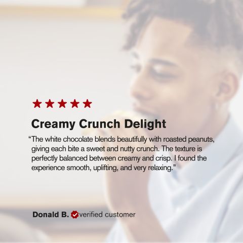 Delta 8 THC White Chocolate & Peanuts Bar - 600mg - Chill Plus - Thumbnail 6