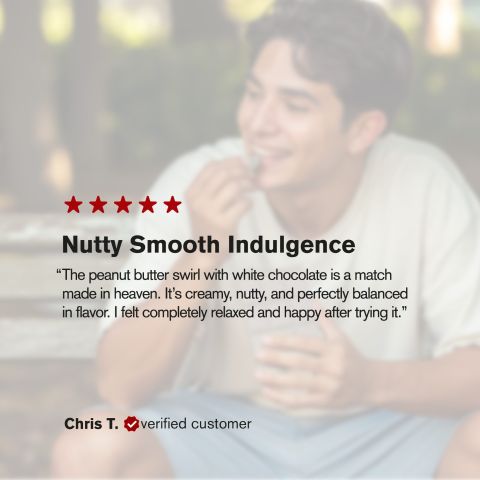 Delta 8 THC White Chocolate & Peanut Butter Bar - 600mg - Chill Plus - Thumbnail 6