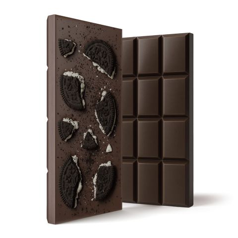 Delta 8 THC Dark Chocolate & Cookies Bar - 600mg - Chill Plus - Thumbnail 1