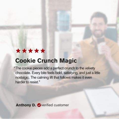 Delta 8 THC Dark Chocolate & Cookies Bar - 600mg - Chill Plus - Thumbnail 6