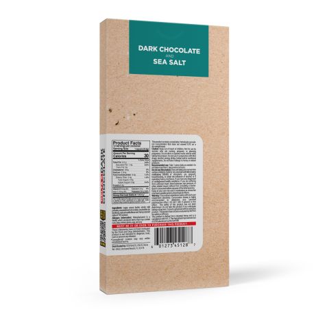 Delta 8 THC Dark Chocolate & Sea Salt Bar - 1,200mg - Chill Plus - Thumbnail 7