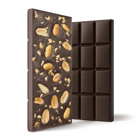 Delta 8 THC Dark Chocolate & Peanuts Bar - 600mg - Chill Plus - Thumbnail 1