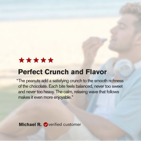 Delta 8 THC Dark Chocolate & Peanuts Bar - 600mg - Chill Plus - Thumbnail 6