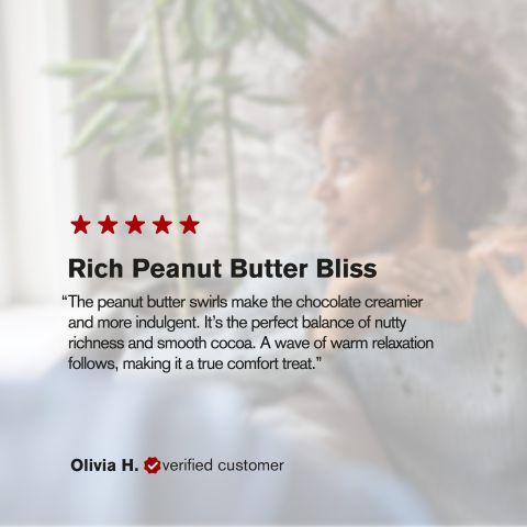 Delta 8 THC Dark Chocolate & Peanut Butter Bar - 600mg - Chill Plus - Thumbnail 6