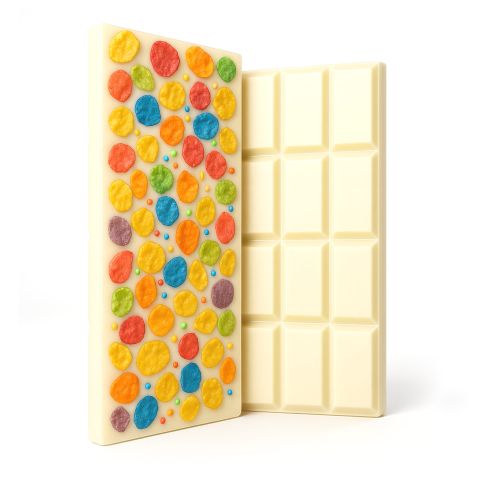Delta 8 THC White Chocolate w/ Cereal & Sprinkles Bar - 600mg - Chill Plus - Thumbnail 1