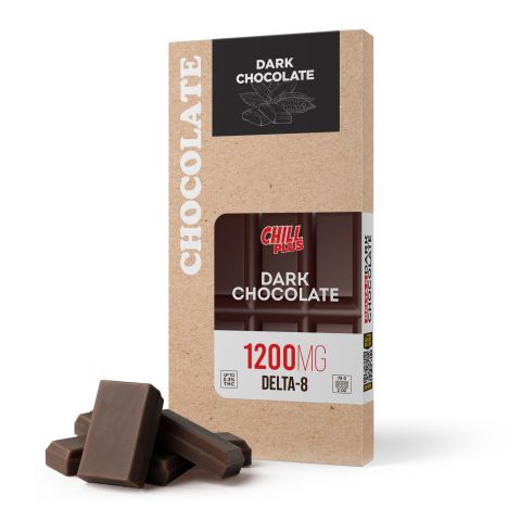 Delta 8 THC Dark Chocolate Bar - 1,200mg - Chill Plus - Thumbnail 2