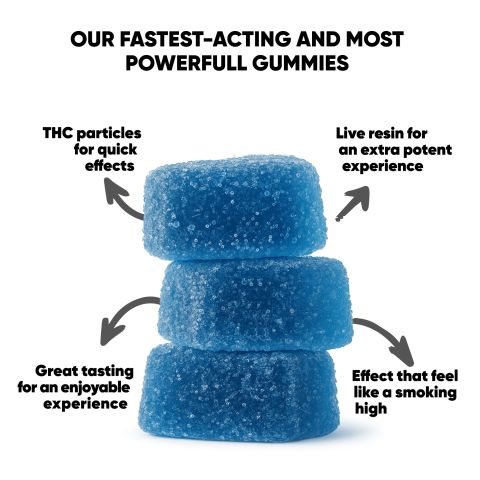 10mg THCV Gummies – Blueberry – Chill Extreme - Thumbnail 6