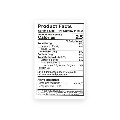 D8 & THCP Gummies - 100mg - Fruity Mix - Chill Plus - Thumbnail 11