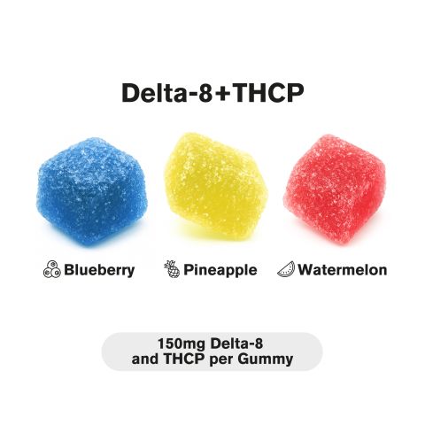 D8 & THCP Gummies - 150mg - Tropical Mix - Chill Extreme - Thumbnail 3