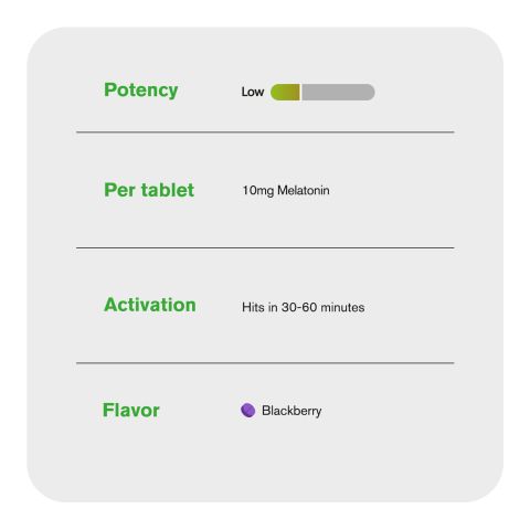 Melatonin Tablets - 10mg - Blackberry - Chill Plus - 1ct - Thumbnail 6