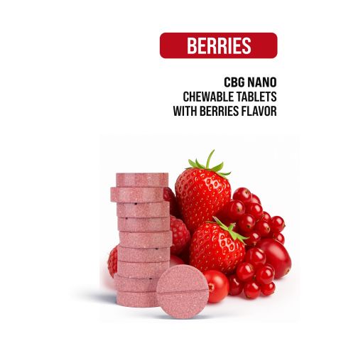 CBG Nano Tablets - 25mg - Berries - Chill Plus - 1ct - Thumbnail 5