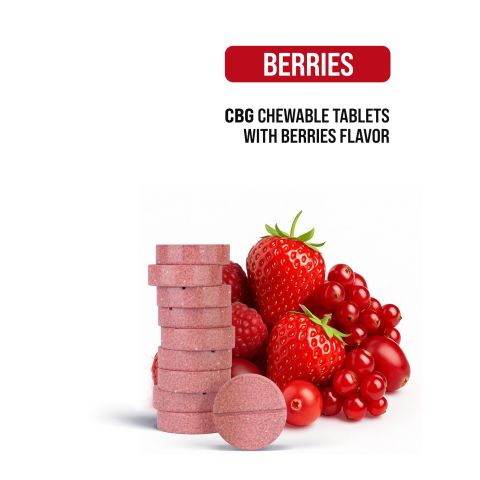 CBG Tablets - 25mg - Berries - Chill Plus - 1ct - Thumbnail 5