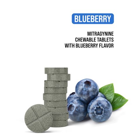 Mitragynine Tablets - 100mg - Blueberry - Chill Plus - 1ct - Thumbnail 5