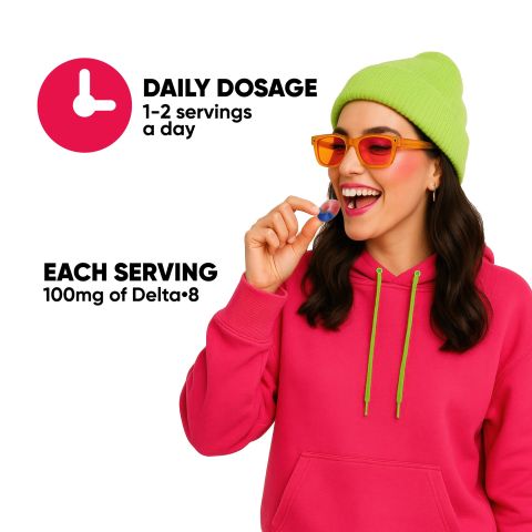 Delta 8 Gummies - 100mg - Assorted Sour Mix Rings - Chill Extreme - Thumbnail 8