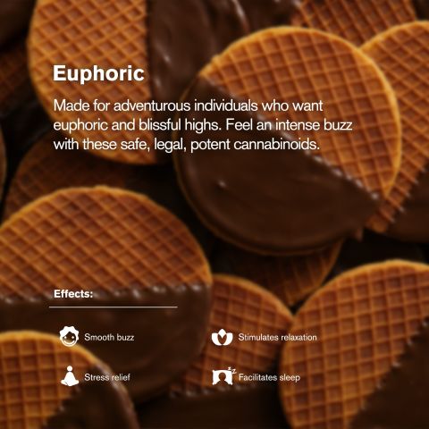 Delta 8 Caramel Almond Waffle - 100mg - Chill Plus - Thumbnail 5