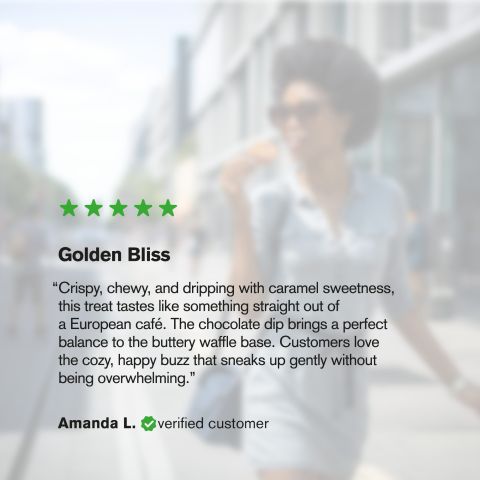 Delta 8 Caramel Almond Waffle - 100mg - Chill Plus - Thumbnail 7