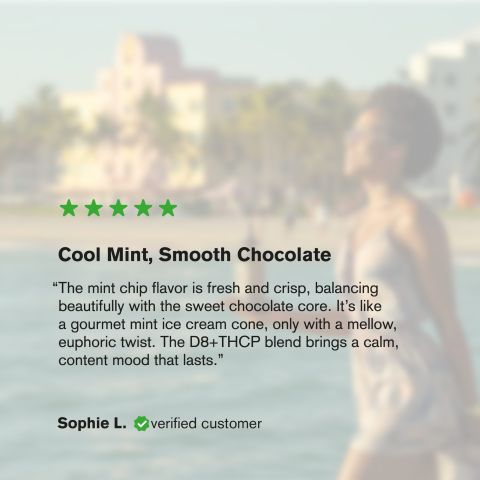 D8 & THCP Waffle Cones - 200mg - Mint Chip - Chill Plus - Thumbnail 6