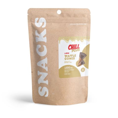 D8 & THCP Waffle Cones - 200mg - Birthday Cake - Chill Plus - Thumbnail 2