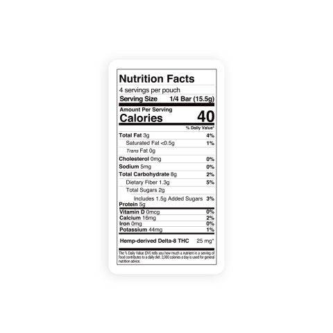 Delta 8 Cranberry Almond Nut Bar - 100mg - Chill Plus - Thumbnail 9