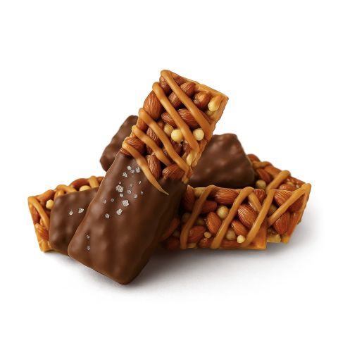 Delta 8 Caramel Almond & Sea Salt Nut Bar - 100mg - Chill Plus - Thumbnail 1