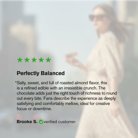 Delta 8 Caramel Almond & Sea Salt Nut Bar - 100mg - Chill Plus - Thumbnail 7