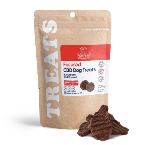 Burger Beef Minis - CBD Pet Treats For Dogs - 1,000mg - MediPets - Thumbnail 2
