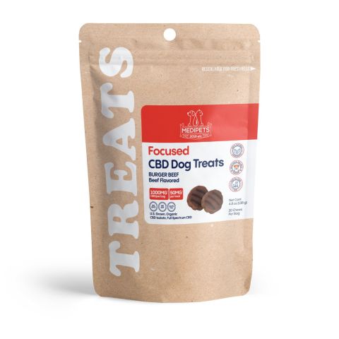 Burger Beef Minis - CBD Pet Treats For Dogs - 1,000mg - MediPets - Thumbnail 3
