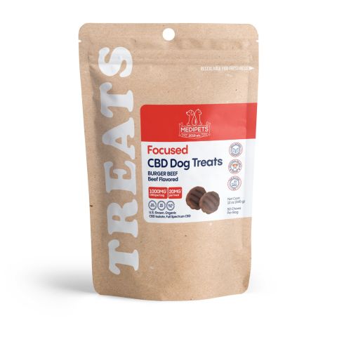 Burger Beef Minis - CBD Pet Treats For Dogs - 1,000mg - MediPets - Thumbnail 3