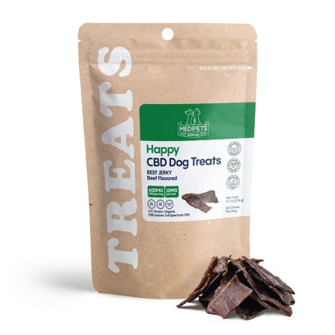 Beef Jerky - CBD Pet Treats For Dogs - 600mg - MediPets - Thumbnail 2