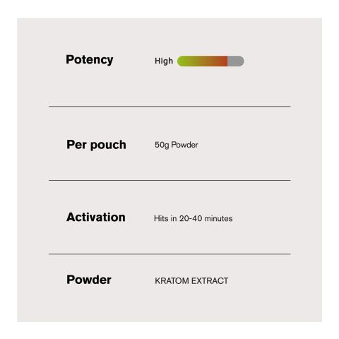 Kratom Extract Nano Powder - 50g - Bulk Nano Technology - Thumbnail 4