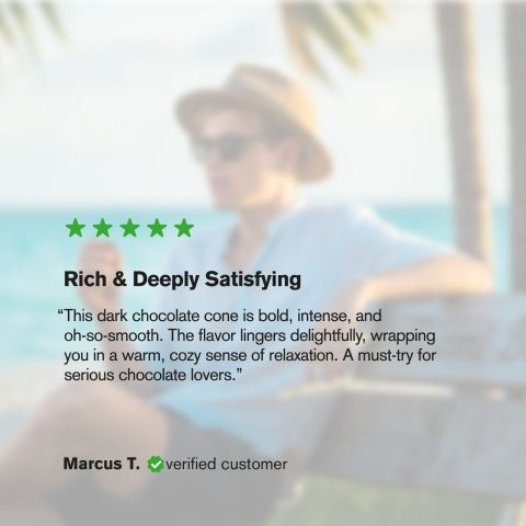 Delta 9 Waffle Cones - 20mg - Dark Chocolate - Chill Plus - Thumbnail 7