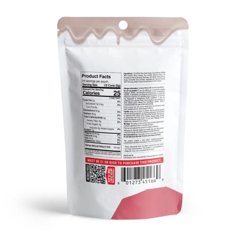 Delta 9 Waffle Cones - 20mg - Strawberry + White Chocolate - Chill Plus - Thumbnail 8
